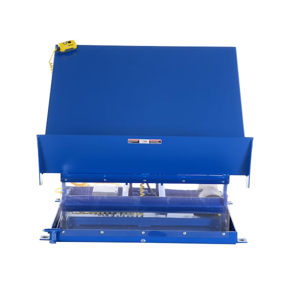 Vestil 48" X 48" Blue Lift Table, Load Cap. 6000 lb., 460V UNI-4848-6-BLU-460-3 - main